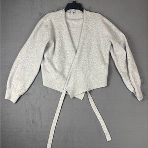& Other Stories Ivory Wrap Sweater